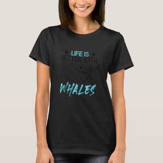 Camiseta Orca Gráfico Para Mulheres Homens Crianças Baleia