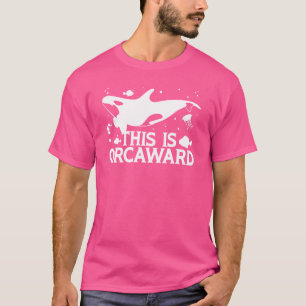 Camiseta Orca Gráfico Para Mulheres Homens Miúdas Baleia Sw
