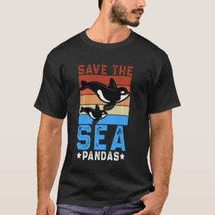 Camiseta Orca Gráfico Para Mulheres Homens Miúdos Couve De