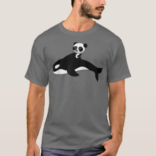 Camiseta Orca Killer Baleia Panda Bear Baby Gift Raglan Bas