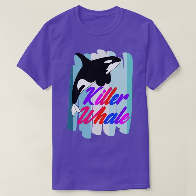 Camiseta orca Killer Whale 10 (Frente do Design)