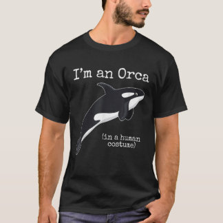 Camiseta Orca Killer Whale Costume Sou Orca em um Humano
