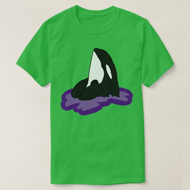 Camiseta Orca Killer Whale Pattern (Frente do Design)