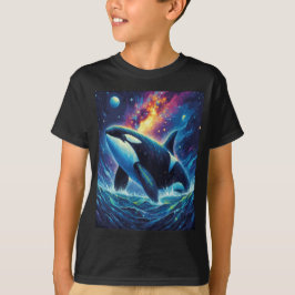 Camiseta Orca Killer Whale Starry Night Colorors Art