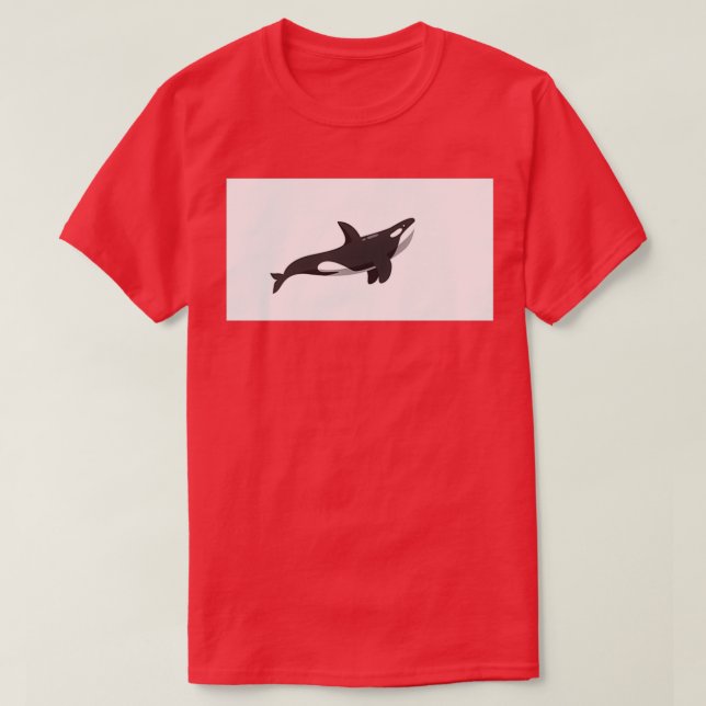 Camiseta Orca Killer Whale Sticker 1 (Frente do Design)