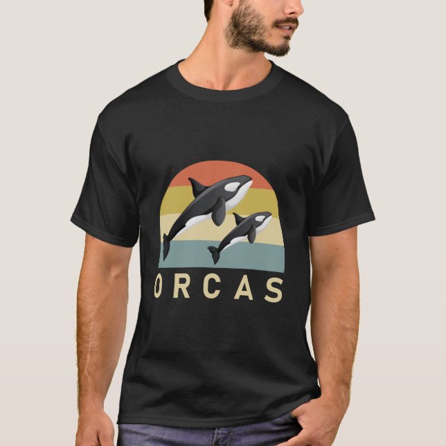 Camiseta Orca - Orcas do Oceano (Frente)