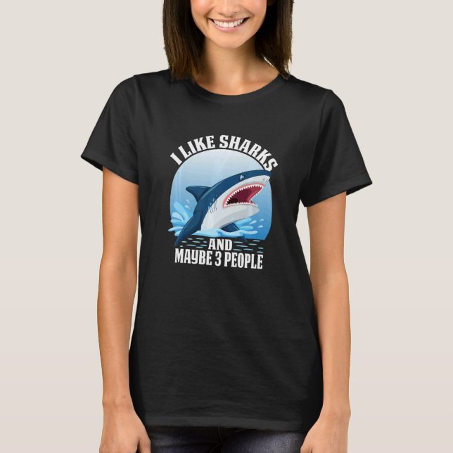 Camiseta orca plush shark shark women shark mouth  1 (Frente)