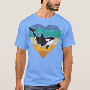 Camiseta Orca Whale HeartWhale Lover Marine Biologist Whale