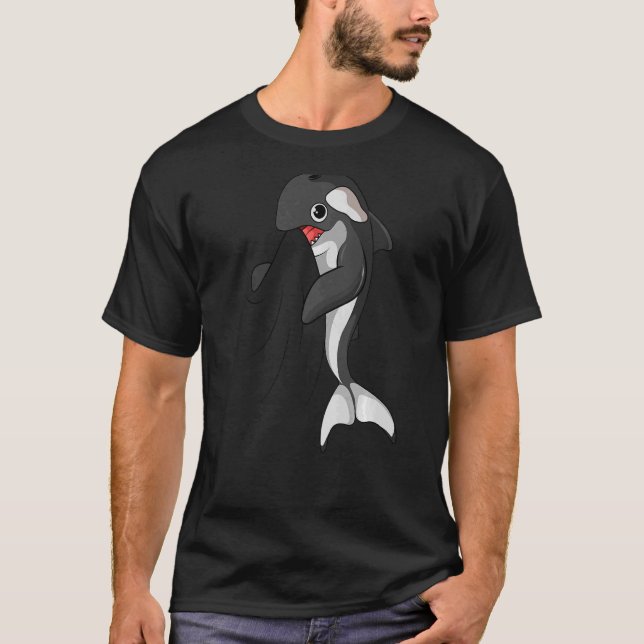 Camiseta Orca Whale Kids Girls Boys (Frente)