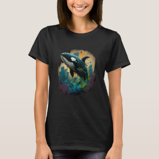 Camiseta Orca Whale Painterly
