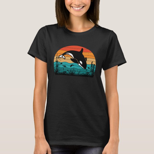 Camiseta Orca World  Whale Watching  1 (Frente)