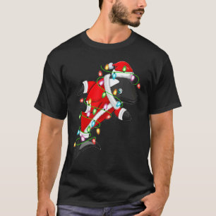 Camiseta Orca Xmas Lighting Papais noeis Orca Christmas