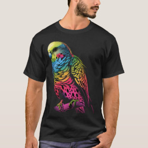 Camiseta Orçamentie Budgerigar Parakeet Pet Bird Owner Pop