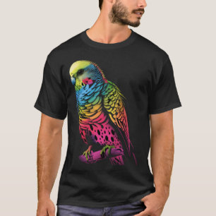 Camiseta Orçamentie Budgerigar Parakeet Pet Bird Owner Pop