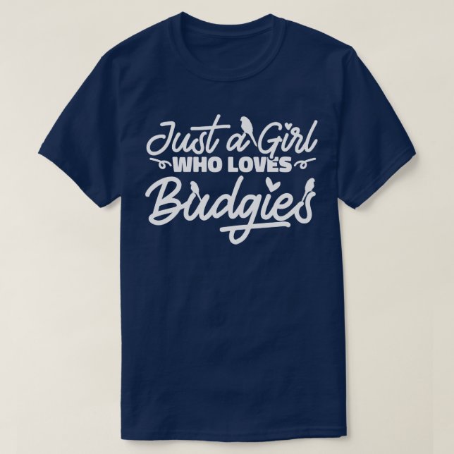 Camiseta Orçamento Budgerigar Parakeet Budget Lover (Frente do Design)