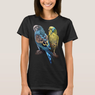 Camiseta Orçamento Orçamento Bugerigar Parakeet Birdwatch