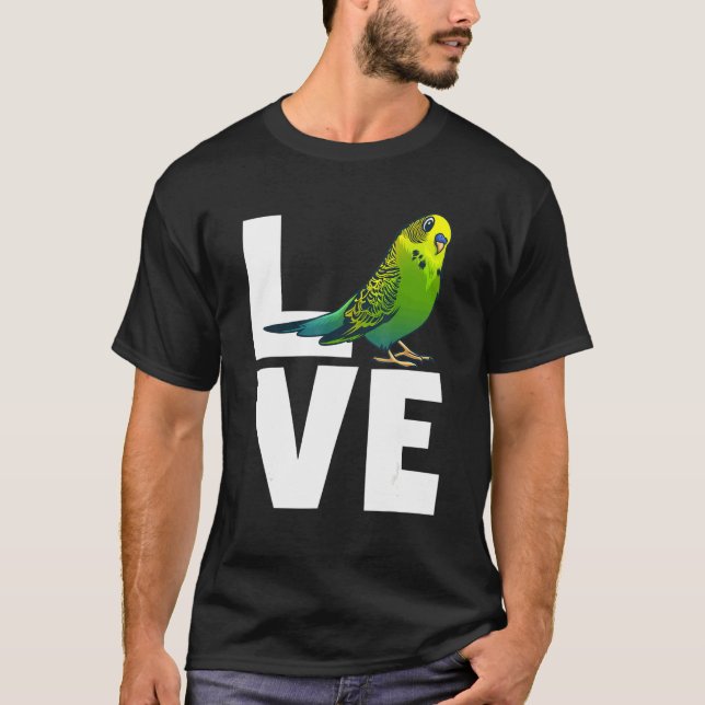 Camiseta Orçamento Para Mulheres Bugerigar Papagaio Puffin  (Frente)