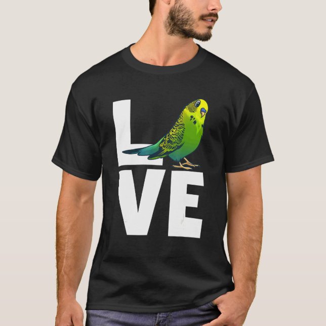 Camiseta Orçamento Para Mulheres Bugerigar Papagaio Puffin  (Frente)