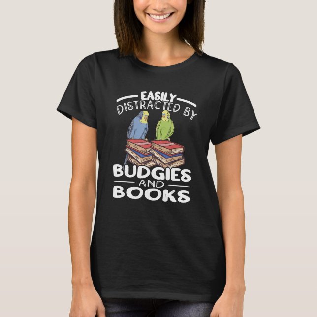 Camiseta Orçamentos e Livros Bugerigar Orçamentos Parakeet (Frente)