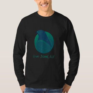 Camiseta Orcas Island Wa Osprey Sea Green Raptor Ocean Bird