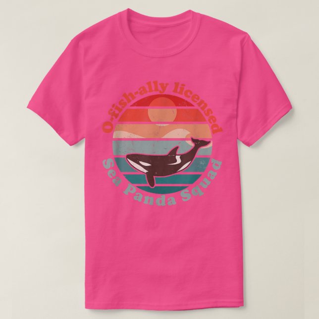 Camiseta Orcas Marine Biologist O-Fish-Ally Licensed Sea Pa (Frente do Design)