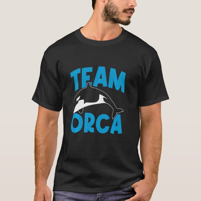 Camiseta Orcas  Orca  Team Orca Whales Long Sleeve (Frente)