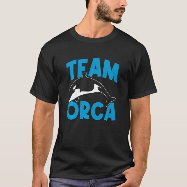 Camiseta Orcas  Orca  Team Orca Whales Swea (Frente)