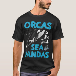 Camiseta Orcas São Apenas Pandas Orcas Do Mar