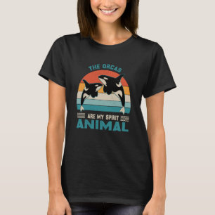 Camiseta Orcas São O Meu Espírito Animal Orca - Baleia - Ci