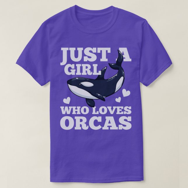 Camiseta Orcas Whale Orca Lover (Frente do Design)