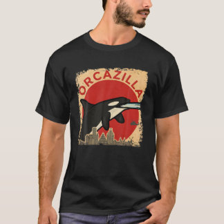 Camiseta Orcazilla - Orca, Uma Baleia Assassina Engraçada