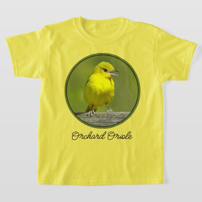 Camiseta Orchard Oriole - Fotografia original (Postura )