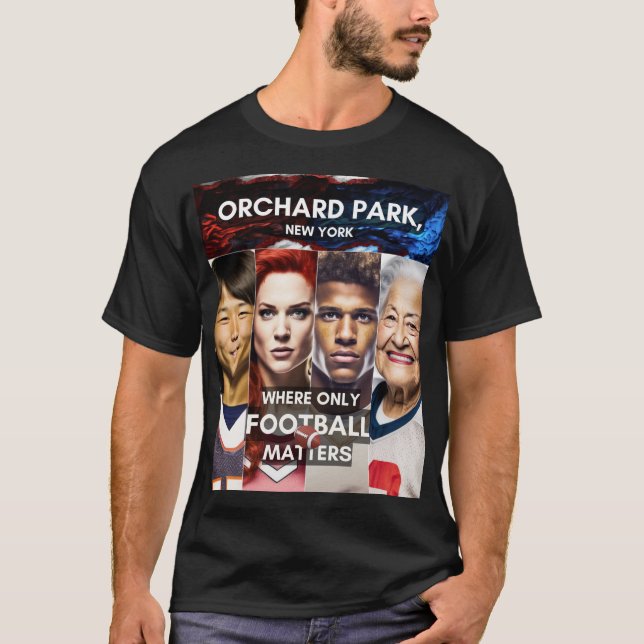Camiseta Orchard Park - Onde só o futebol importa (Frente)