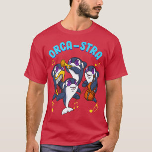 Camiseta Orchestra Orca-stra Funny Orca Music Lover Whale
