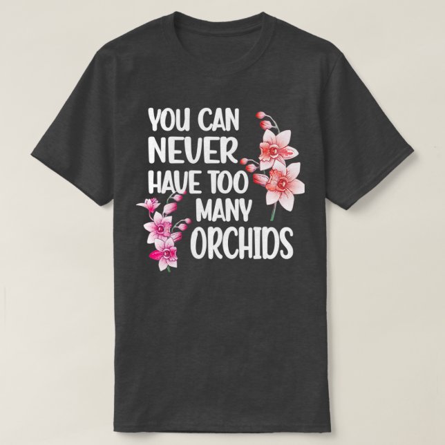 Camiseta Orchid Lover Orchid Whisperer Orchid Plant Grower  (Frente do Design)