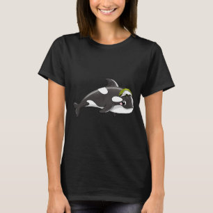 Camiseta Órcia com Chapéu de Salmão