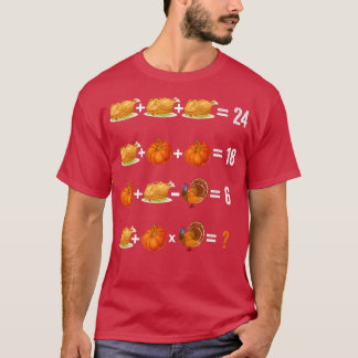 Camiseta Ordem de Ação de Graças de Professor de Matemática