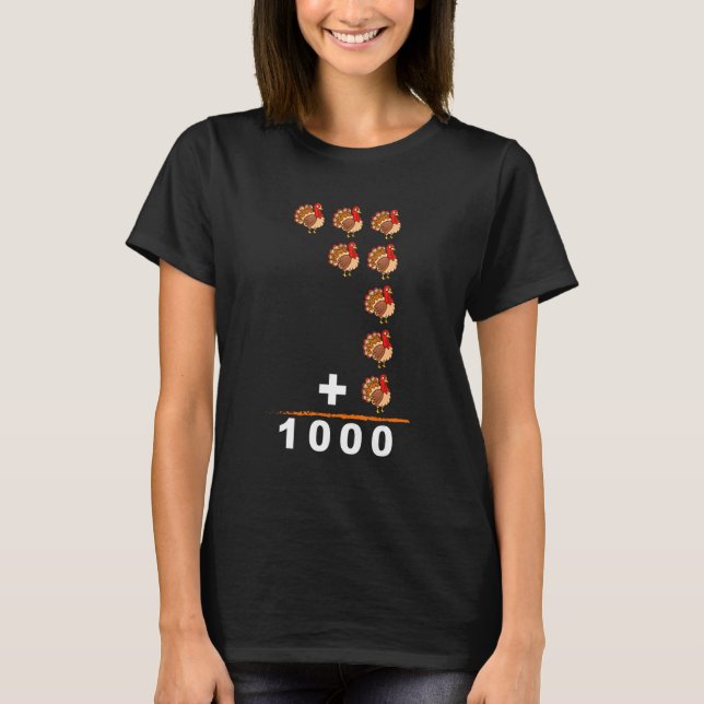 Camiseta Ordem De Ação De Graças De Professor De Matemática (Frente)
