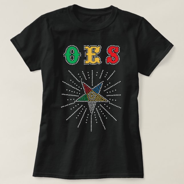 Camiseta Ordem de Luminação de Estrela OES dos Pais de Estr (Frente do Design)