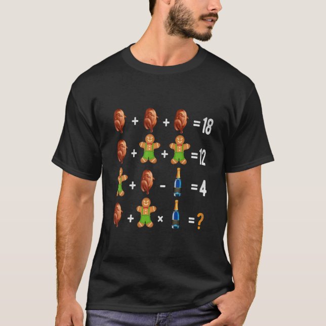 Camiseta Ordem De Natal Do Professor De Matemática Quiz Tu (Frente)
