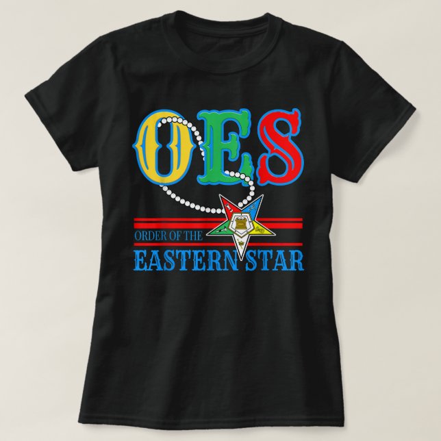 Camiseta Ordem do Colar das Estrelas OES da Mãe das Estrela (Frente do Design)