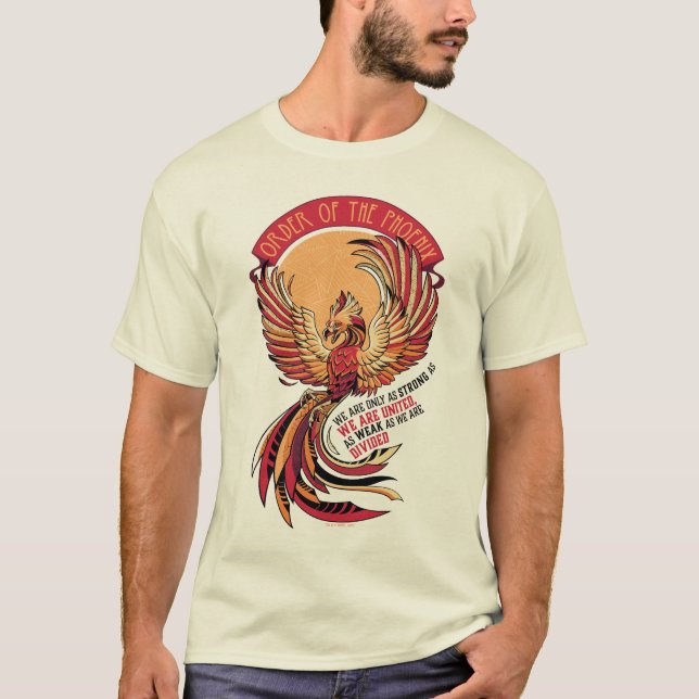 Camiseta Ordem do Emblema Cruzado de Phoenix (Frente)