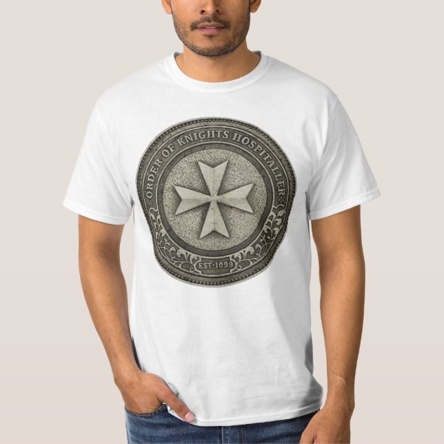 Camiseta Ordem Dos Cavaleiros Hospitalar 1099 (Frente)