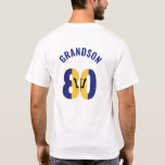 Camiseta Ordem especial 80 Birthday GRANDSON<br><div class="desc">Ordem especial para 80 aniversário</div>
