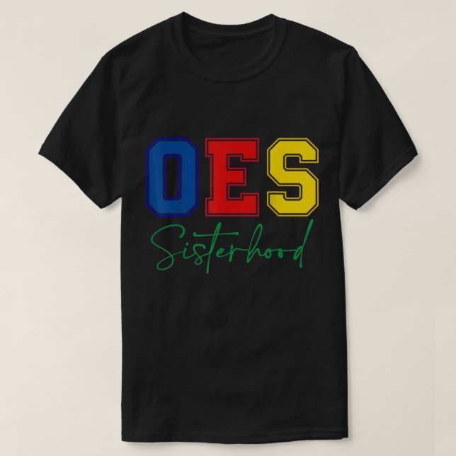 Camiseta Ordem Irmandade de OES da Mãe da Estrela Oriental (Frente do Design)