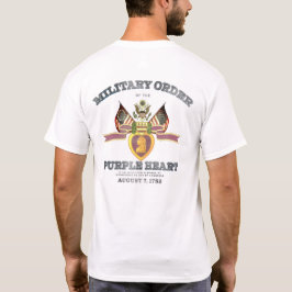 Camiseta "ORDEM MILITAR do CORAÇÃO ROXO"