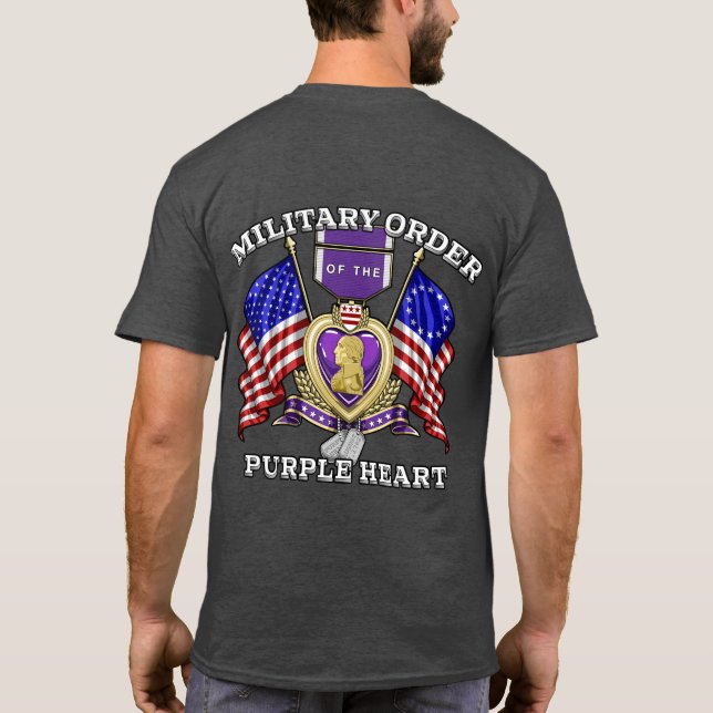 Camiseta Ordem Militar do Coração Roxo (Verso)
