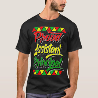 Camiseta Ordenado Assistente Principal Histórico Preto Mês