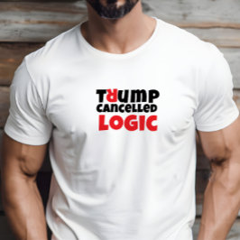Camiseta Ordenante anti-Trump slogan vermelho elegante