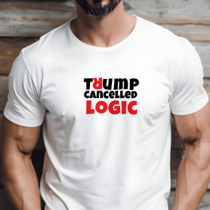 Camiseta Ordenante anti-Trump slogan vermelho elegante